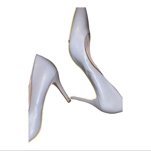 Charley Amar Gray Leather Shoes size 7.5 M - Picture 2 of 4